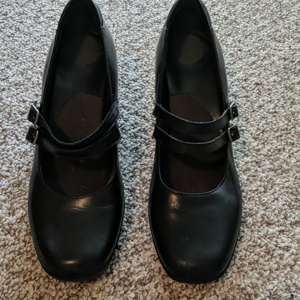 Black Mary Janes